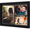 image:imageGolden State Art 12x24 Black Wood Picture Frame  Black Mat for 8x10 and 5x7 Photos  Real Glass Sawtooth Hanger Swivel Tabs  Wall Mounting  Great for Posters Weddings and EngagementsBlackBlack Mat2P