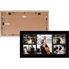 image:imageGolden State Art 12x24 Black Wood Picture Frame  Black Mat for 8x10 and 5x7 Photos  Real Glass Sawtooth Hanger Swivel Tabs  Wall Mounting  Great for Posters Weddings and EngagementsBlackBlack Mat1P