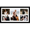 image:imageGolden State Art 12x24 Black Wood Picture Frame  Black Mat for 8x10 and 5x7 Photos  Real Glass Sawtooth Hanger Swivel Tabs  Wall Mounting  Great for Posters Weddings and EngagementsBlackWhite Mat1P