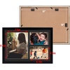 image:imageGolden State Art 12x24 Black Wood Picture Frame  Black Mat for 8x10 and 5x7 Photos  Real Glass Sawtooth Hanger Swivel Tabs  Wall Mounting  Great for Posters Weddings and EngagementsBlackBlack Mat2P