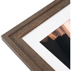 image:imageGolden State Art 14x18 Picture Frame  Matted for 11x14 Photo Black  1 PackWhite Mat and Tempered Glass frontFits 14x18 Photo Without Mat Wide Moulding Solid Wood Frame for Wall DisplayDistressed Brown