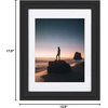 image:imageGolden State Art 14x18 Picture Frame  Matted for 11x14 Photo Black  1 PackWhite Mat and Tempered Glass frontFits 14x18 Photo Without Mat Wide Moulding Solid Wood Frame for Wall DisplayBlack