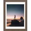 image:imageGolden State Art 14x18 Picture Frame  Matted for 11x14 Photo Black  1 PackWhite Mat and Tempered Glass frontFits 14x18 Photo Without Mat Wide Moulding Solid Wood Frame for Wall DisplayDistressed Brown