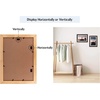 image:imageGolden State Art 14x18 Picture Frame  Matted for 11x14 Photo Black  1 PackWhite Mat and Tempered Glass frontFits 14x18 Photo Without Mat Wide Moulding Solid Wood Frame for Wall DisplayDistressed Dark Brown