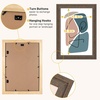 image:imageGolden State Art 14x18 Picture Frame  Matted for 11x14 Photo Black  1 PackWhite Mat and Tempered Glass frontFits 14x18 Photo Without Mat Wide Moulding Solid Wood Frame for Wall DisplayDistressed Brown
