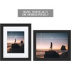 image:imageGolden State Art 14x18 Picture Frame  Matted for 11x14 Photo Black  1 PackWhite Mat and Tempered Glass frontFits 14x18 Photo Without Mat Wide Moulding Solid Wood Frame for Wall DisplayBlack