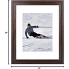 image:imageGolden State Art 14x18 Picture Frame  Matted for 11x14 Photo Black  1 PackWhite Mat and Tempered Glass frontFits 14x18 Photo Without Mat Wide Moulding Solid Wood Frame for Wall DisplayDistressed Dark Brown