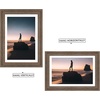 image:imageGolden State Art 14x18 Picture Frame  Matted for 11x14 Photo Black  1 PackWhite Mat and Tempered Glass frontFits 14x18 Photo Without Mat Wide Moulding Solid Wood Frame for Wall DisplayDistressed Brown