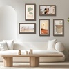 image:imageGolden State Art 14x18 Picture Frame  Matted for 11x14 Photo Black  1 PackWhite Mat and Tempered Glass frontFits 14x18 Photo Without Mat Wide Moulding Solid Wood Frame for Wall DisplayDistressed Brown