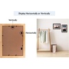 image:imageGolden State Art 14x18 Picture Frame  Matted for 11x14 Photo Black  1 PackWhite Mat and Tempered Glass frontFits 14x18 Photo Without Mat Wide Moulding Solid Wood Frame for Wall DisplayDistressed Dark Brown