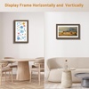 image:imageGolden State Art 14x18 Picture Frame  Matted for 11x14 Photo Black  1 PackWhite Mat and Tempered Glass frontFits 14x18 Photo Without Mat Wide Moulding Solid Wood Frame for Wall DisplayDistressed Brown