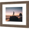 image:imageGolden State Art 14x18 Picture Frame  Matted for 11x14 Photo Black  1 PackWhite Mat and Tempered Glass frontFits 14x18 Photo Without Mat Wide Moulding Solid Wood Frame for Wall DisplayDistressed Brown