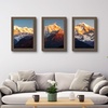 image:imageGolden State Art 14x18 Picture Frame  Matted for 11x14 Photo Black  1 PackWhite Mat and Tempered Glass frontFits 14x18 Photo Without Mat Wide Moulding Solid Wood Frame for Wall DisplayDistressed Brown
