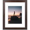 image:imageGolden State Art 14x18 Picture Frame  Matted for 11x14 Photo Black  1 PackWhite Mat and Tempered Glass frontFits 14x18 Photo Without Mat Wide Moulding Solid Wood Frame for Wall DisplayDistressed Dark Brown