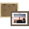 image:imageGolden State Art 14x18 Picture Frame  Matted for 11x14 Photo Black  1 PackWhite Mat and Tempered Glass frontFits 14x18 Photo Without Mat Wide Moulding Solid Wood Frame for Wall DisplayDistressed Brown