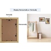 image:imageGolden State Art 14x18 Picture Frame  Matted for 11x14 Photo Black  1 PackWhite Mat and Tempered Glass frontFits 14x18 Photo Without Mat Wide Moulding Solid Wood Frame for Wall DisplayDistressed Brown