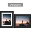 image:imageGolden State Art 14x18 Picture Frame  Matted for 11x14 Photo Black  1 PackWhite Mat and Tempered Glass frontFits 14x18 Photo Without Mat Wide Moulding Solid Wood Frame for Wall DisplayBlack