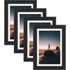 image:imageGolden State Art 14x18 Picture Frame  Matted for 11x14 Photo Black  1 PackWhite Mat and Tempered Glass frontFits 14x18 Photo Without Mat Wide Moulding Solid Wood Frame for Wall DisplayBlack