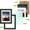 image:imageGolden State Art 14x18 Picture Frame  Matted for 11x14 Photo Black  1 PackWhite Mat and Tempered Glass frontFits 14x18 Photo Without Mat Wide Moulding Solid Wood Frame for Wall DisplayBlack