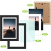 image:imageGolden State Art 14x18 Picture Frame  Matted for 11x14 Photo Black  1 PackWhite Mat and Tempered Glass frontFits 14x18 Photo Without Mat Wide Moulding Solid Wood Frame for Wall DisplayBlack