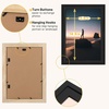 image:imageGolden State Art 14x18 Picture Frame  Matted for 11x14 Photo Black  1 PackWhite Mat and Tempered Glass frontFits 14x18 Photo Without Mat Wide Moulding Solid Wood Frame for Wall DisplayBlack