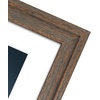image:imageGolden State Art 14x18 Picture Frame  Matted for 11x14 Photo Black  1 PackWhite Mat and Tempered Glass frontFits 14x18 Photo Without Mat Wide Moulding Solid Wood Frame for Wall DisplayDistressed Brown