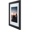 image:imageGolden State Art 14x18 Picture Frame  Matted for 11x14 Photo Black  1 PackWhite Mat and Tempered Glass frontFits 14x18 Photo Without Mat Wide Moulding Solid Wood Frame for Wall DisplayBlack