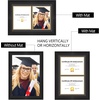 image:imageGolden State Art 14x20 Double Diploma Frame Display Double 85x11 Document  1 PackBlack over Gold mat is removable Solid Wood amp Tempered Glass Protectionwall mounting hang landscape or portraitBlack with BlackGold Mat