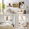 image:imageGolden State Art 36 Inch Wood Magnetic Poster Frame Hanger Black 1 Pack  Wooden Magnet Frame for Photo Canvas Artwork Scroll Print Map Fits 24x36 36x48 12x36 18x36 Posters Wall MountTeak