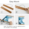 image:imageGolden State Art 36 Inch Wood Magnetic Poster Frame Hanger Black 1 Pack  Wooden Magnet Frame for Photo Canvas Artwork Scroll Print Map Fits 24x36 36x48 12x36 18x36 Posters Wall MountBlack