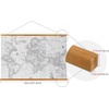 image:imageGolden State Art 36 Inch Wood Magnetic Poster Frame Hanger Black 1 Pack  Wooden Magnet Frame for Photo Canvas Artwork Scroll Print Map Fits 24x36 36x48 12x36 18x36 Posters Wall MountTeak