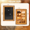 image:imageGolden State Art 4x6 Collage Picture FrameSolid WoodampReal Glass4 Photos  Multi Picture Frame for 4 4x6 Photos  Natural Bark Edges Design  Farmhouse Collage Wall Decor  Rustic Brown4 Openings 4x6