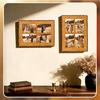 image:imageGolden State Art 4x6 Collage Picture FrameSolid WoodampReal Glass4 Photos  Multi Picture Frame for 4 4x6 Photos  Natural Bark Edges Design  Farmhouse Collage Wall Decor  Rustic Brown4 Openings 4x6