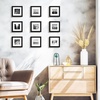 image:imageGolden State Art 6x6 Picture Frame GreySolid WoodampReal GlassMat 4x4  3 Pack 6x6 Square Photo Frames White Mat Display for 4x4 Picture Horizontal and Vertical Wall Mounting DecorBlack