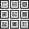 image:imageGolden State Art 6x6 Picture Frame GreySolid WoodampReal GlassMat 4x4  3 Pack 6x6 Square Photo Frames White Mat Display for 4x4 Picture Horizontal and Vertical Wall Mounting DecorBlack
