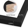image:imageGolden State Art 6x6 Picture Frame GreySolid WoodampReal GlassMat 4x4  3 Pack 6x6 Square Photo Frames White Mat Display for 4x4 Picture Horizontal and Vertical Wall Mounting DecorBlack