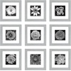 image:imageGolden State Art 6x6 Picture Frame GreySolid WoodampReal GlassMat 4x4  3 Pack 6x6 Square Photo Frames White Mat Display for 4x4 Picture Horizontal and Vertical Wall Mounting DecorGrey