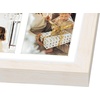 image:imageGolden State Art 7 Openings for 4x6 Collage Picture FrameSolid WoodGlass  Fit For 137x157 Picture Without MatMatted for 4x6 PictureBlack1 PackWood  Distressed White With White Mat