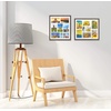 image:imageGolden State Art 7 Openings for 4x6 Collage Picture FrameSolid WoodGlass  Fit For 137x157 Picture Without MatMatted for 4x6 PictureBlack1 PackWood  Distressed Brown With White Mat