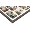 image:imageGolden State Art 7 Openings for 4x6 Collage Picture FrameSolid WoodGlass  Fit For 137x157 Picture Without MatMatted for 4x6 PictureBlack1 PackWood  Distressed Brown With White Mat