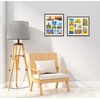 image:imageGolden State Art 7 Openings for 4x6 Collage Picture FrameSolid WoodGlass  Fit For 137x157 Picture Without MatMatted for 4x6 PictureBlack1 PackWood  Distressed Brown With White Mat