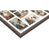 image:imageGolden State Art 7 Openings for 4x6 Collage Picture FrameSolid WoodGlass  Fit For 137x157 Picture Without MatMatted for 4x6 PictureBlack1 PackWood  Distressed Brown With White Mat