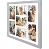 image:imageGolden State Art 7 Openings for 4x6 Collage Picture FrameSolid WoodGlass  Fit For 137x157 Picture Without MatMatted for 4x6 PictureBlack1 PackWood  Grey With White Mat