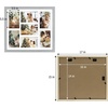 image:imageGolden State Art 7 Openings for 4x6 Collage Picture FrameSolid WoodGlass  Fit For 137x157 Picture Without MatMatted for 4x6 PictureBlack1 PackWood  Grey With White Mat
