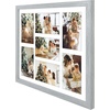 image:imageGolden State Art 7 Openings for 4x6 Collage Picture FrameSolid WoodGlass  Fit For 137x157 Picture Without MatMatted for 4x6 PictureBlack1 PackWood  Grey With White Mat