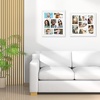 image:imageGolden State Art 7 Openings for 4x6 Collage Picture FrameSolid WoodGlass  Fit For 137x157 Picture Without MatMatted for 4x6 PictureBlack1 PackWood  White With White Mat