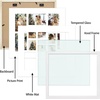 image:imageGolden State Art 7 Openings for 4x6 Collage Picture FrameSolid WoodGlass  Fit For 137x157 Picture Without MatMatted for 4x6 PictureBlack1 PackWood  White With White Mat