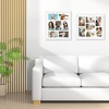 image:imageGolden State Art 7 Openings for 4x6 Collage Picture FrameSolid WoodGlass  Fit For 137x157 Picture Without MatMatted for 4x6 PictureBlack1 PackWood  White With White Mat