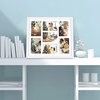 image:imageGolden State Art 7 Openings for 4x6 Collage Picture FrameSolid WoodGlass  Fit For 137x157 Picture Without MatMatted for 4x6 PictureBlack1 PackWood  White With White Mat