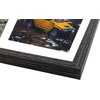image:imageGolden State Art 7x14 Distressed Black Wood Frame  3Opening White Mat for 4x6 Pictures  Portrait or Landscape Wall Mounting  Sturdy and Easy to Install  Real Glass